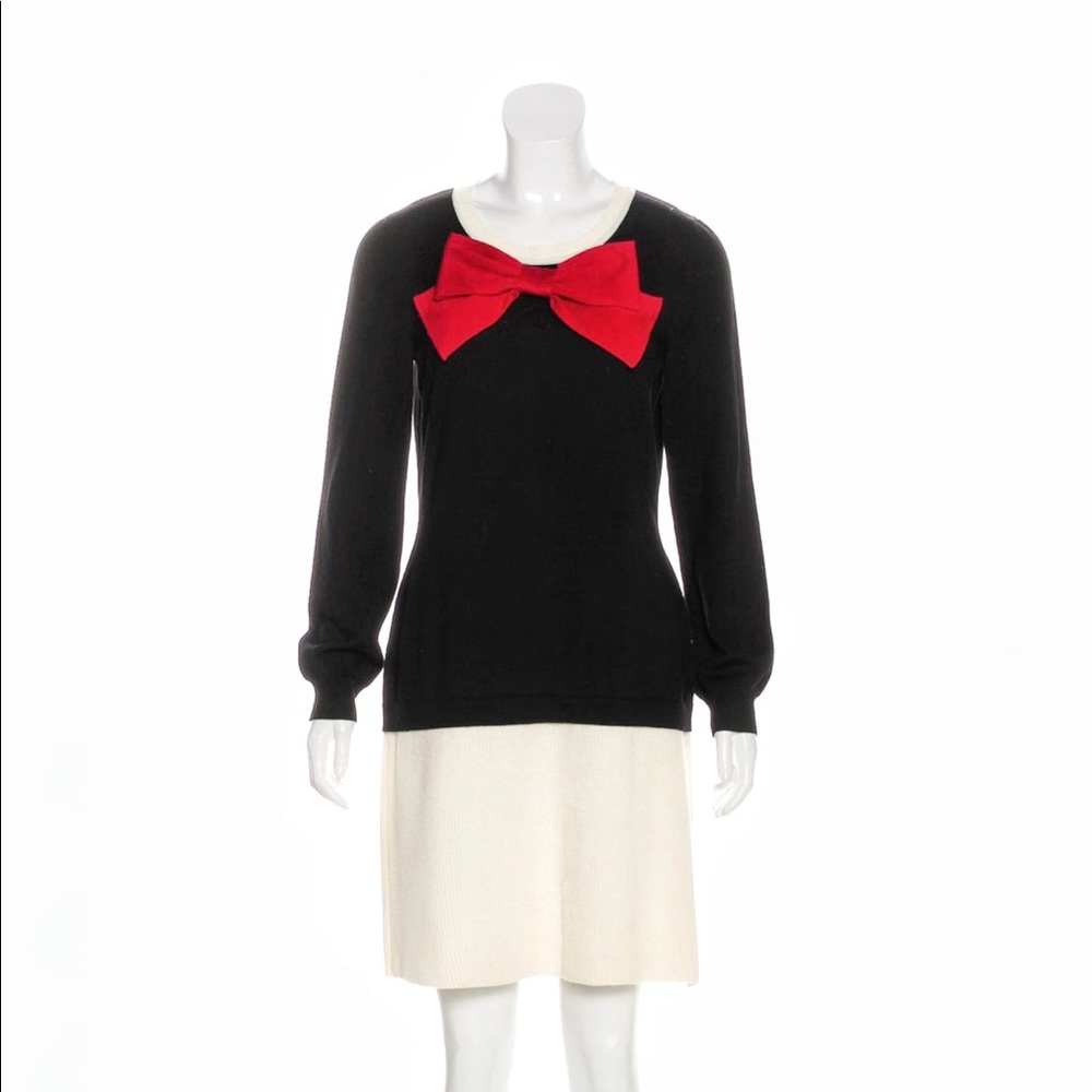 Boutique Moschino Wool Holiday Sweater Dress